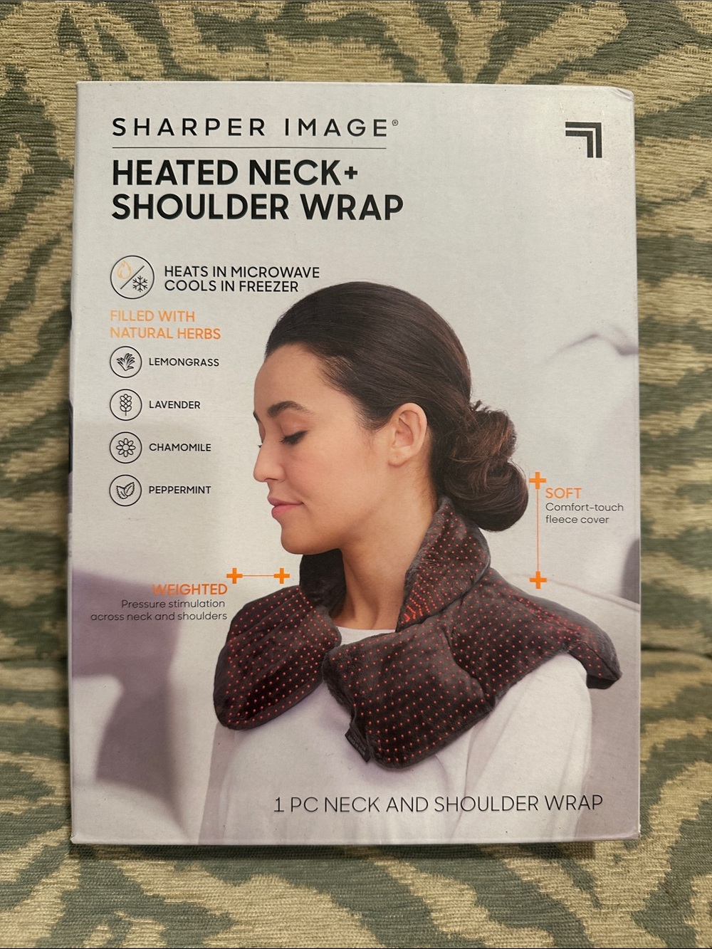 Sharper Image Heated Neck & Shoulder Wrap NWT